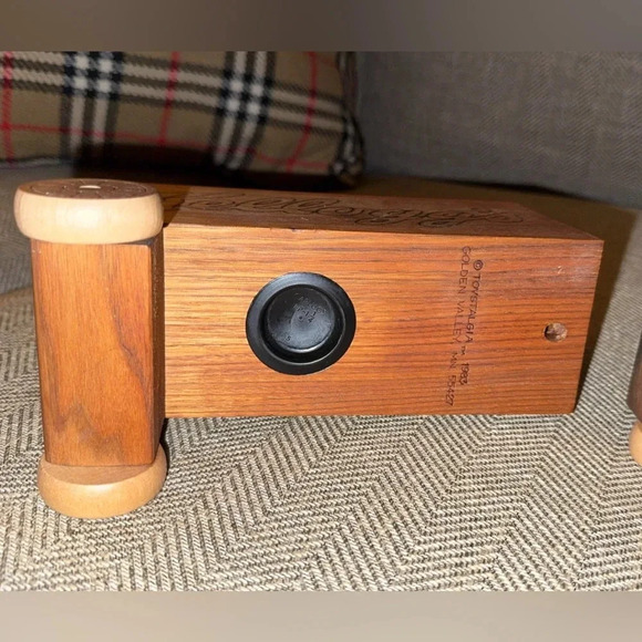 VTG Kellogg’s Cereal/Kellanova Toystalgia 1983 Wooden Train Coin/Piggy Bank Toy - Picture 7 of 9